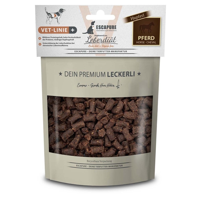 Escapure VET-Leberdiät Hupferl Pferd 150g