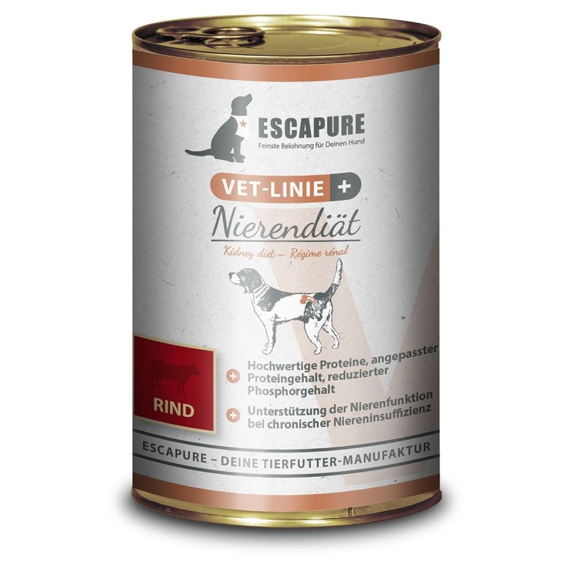 Escapure VET-Nierendiät Rind 6x400g