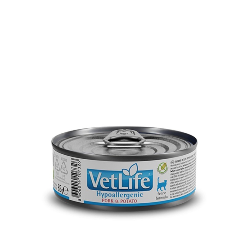 Farmina Vet Life Cat Hypoallergenic Schwein / Kartoffel 12x85g