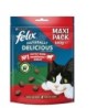 FELIX Naturally Delicious Katzensnack mit Rind / Goji Beeren 180g