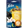 FELIX KnabberMix Dreikäsehoch Katzensnack bunter Mix 4x60g