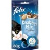 FELIX KnabberMix Milchmäulchen Katzensnack bunter Mix 4x60g