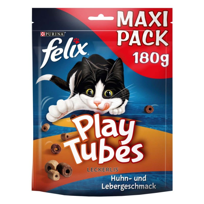 FELIX Play Tubes Katzensnack Huhn / Leber 180g