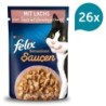 FELIX Sensations Saucen mit Lachs / Garnelengeschmack 26x85g