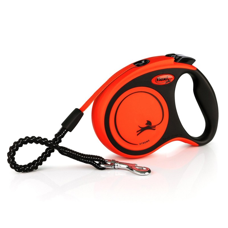 flexi XTREME Gurtleine schwarz/orange L 5m