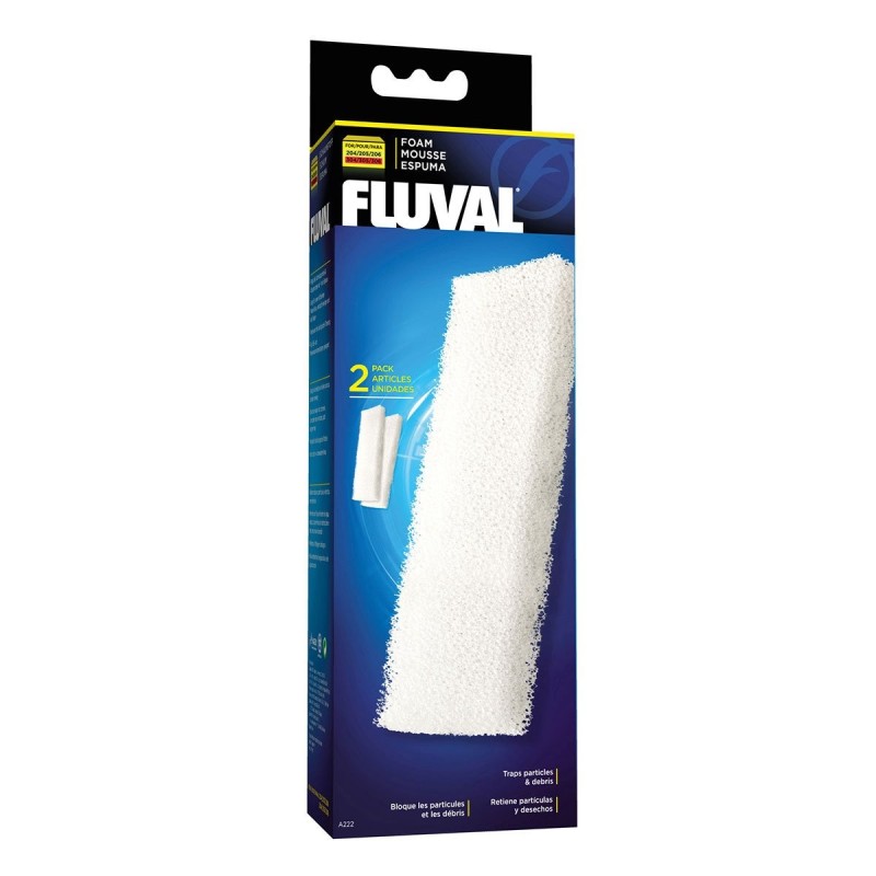 Fluval Filterschaumstoff für 204,205,206 und  304,305,306 (2er-Set)