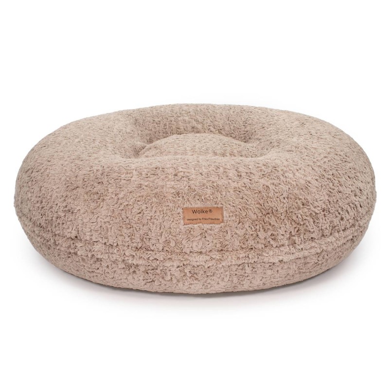 Frau Frauchen Hundebett Wolke® Curly Sand L - 120cm