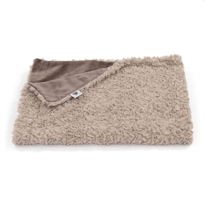 Frau Frauchen Wohndecke Curly Sand L - 100x140cm