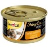 GimCat Katzenfutter ShinyCat Thunfisch mit Hühnchen in Jelly 24x70g