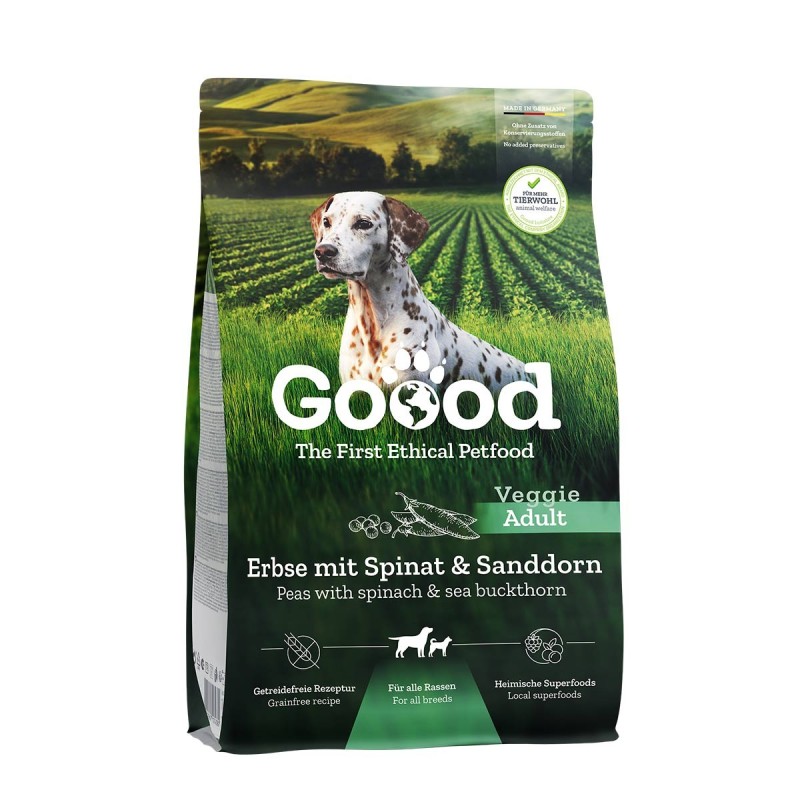 Goood Adult Veggie Erbse mit Spinat / Sanddorn 10kg