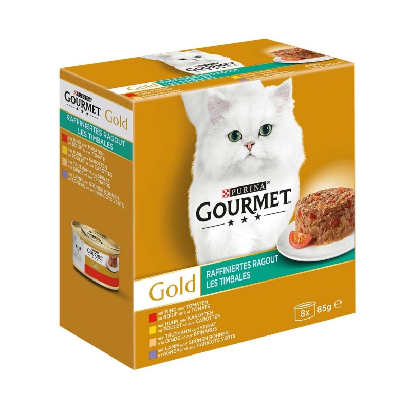 GOURMET Gold Raffiniertes Ragout Mixpaket 8x85g