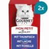 GOURMET Mon Petit Intense Fisch-Variationen 12x50g