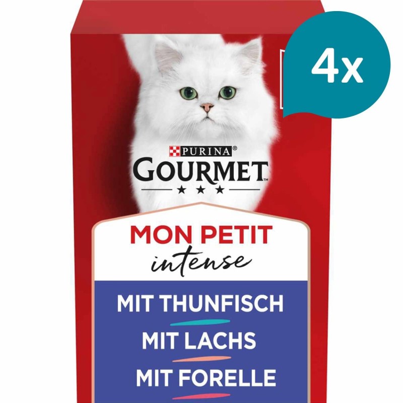 GOURMET Mon Petit Intense Fisch-Variationen 24x50g