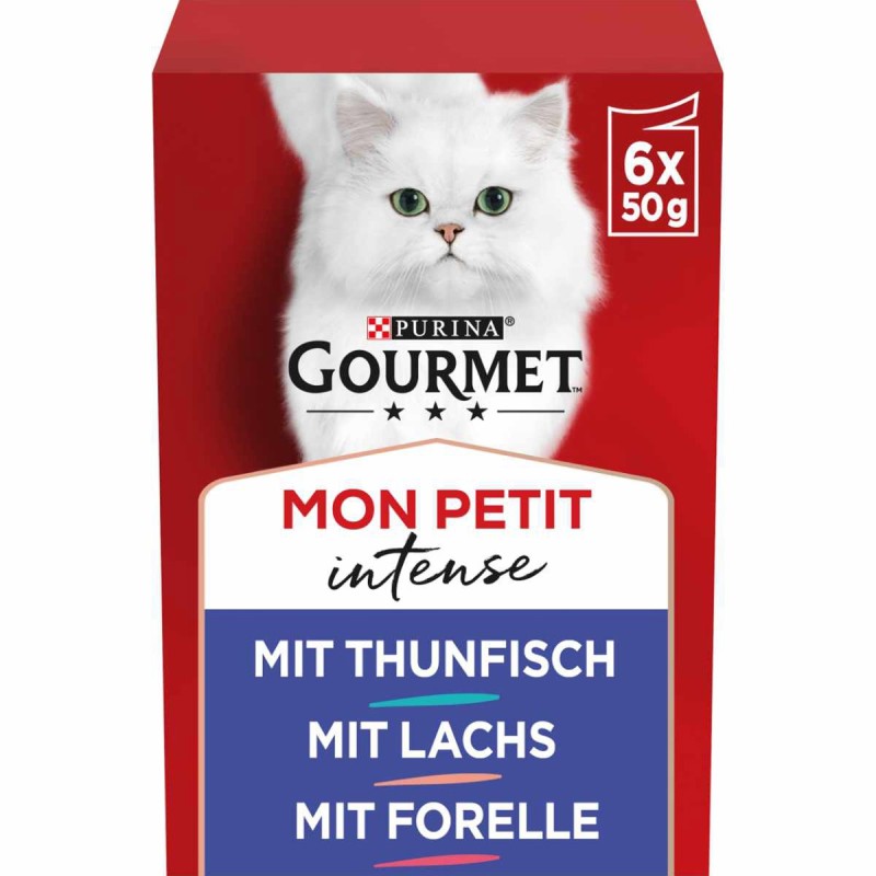 GOURMET Mon Petit Intense Fisch-Variationen 6x50g