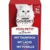 GOURMET Mon Petit Intense Fisch-Variationen 6x50g