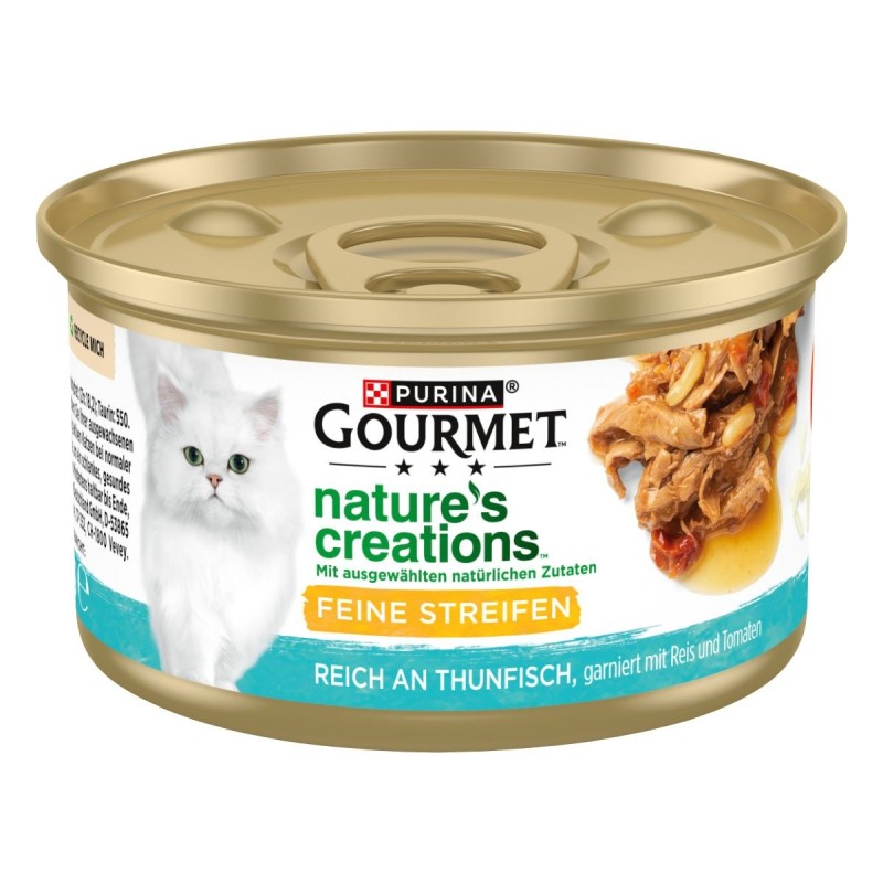 GOURMET Nature's Creations in Gelee naturbelassen Thunfisch 48x85g