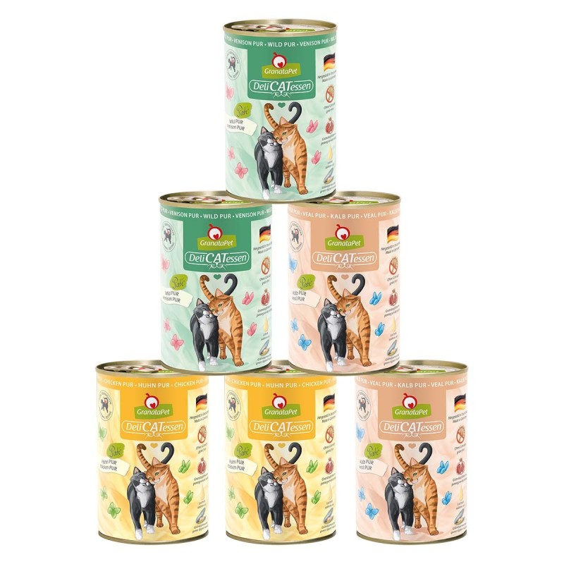 GranataPet DeliCatessen Multipack 2 PUR 6x400g