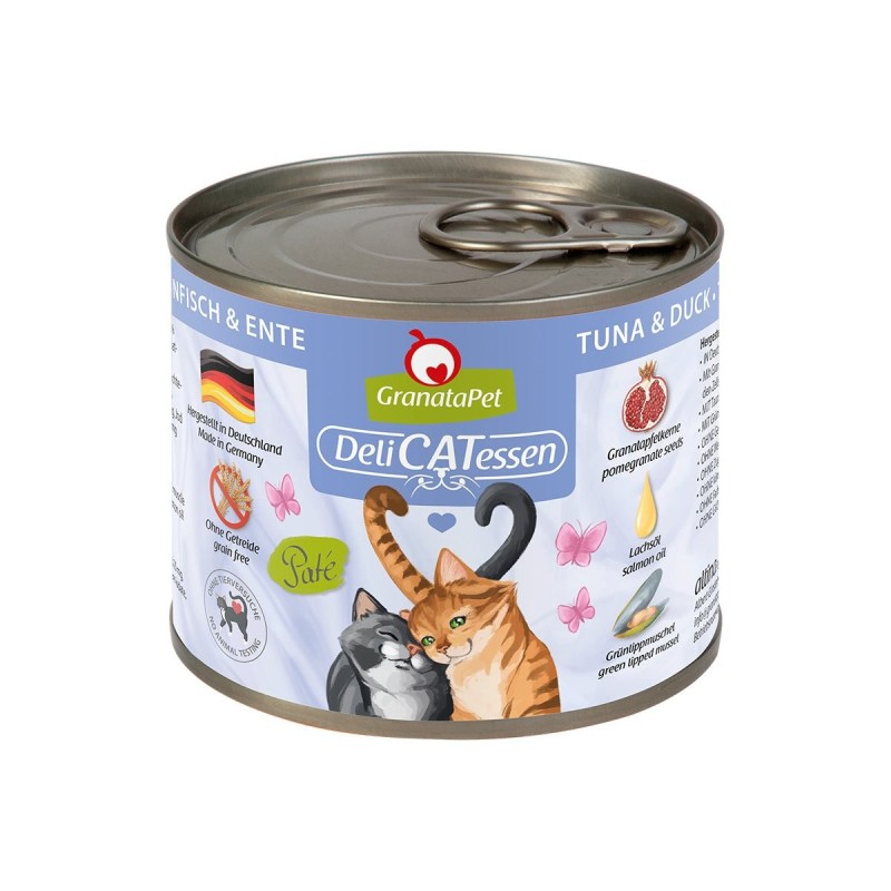 GranataPet Katze - Delicatessen Dose Thunfisch / Ente 6x200g