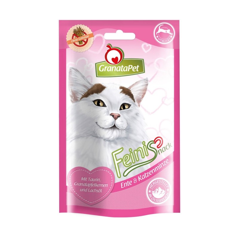 GranataPet Katzensnack Feinis Ente / Katzenminze 50g