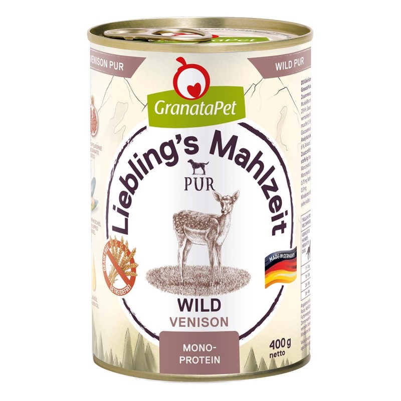 GranataPet Liebling’s Mahlzeit Wild PUR 6x400g