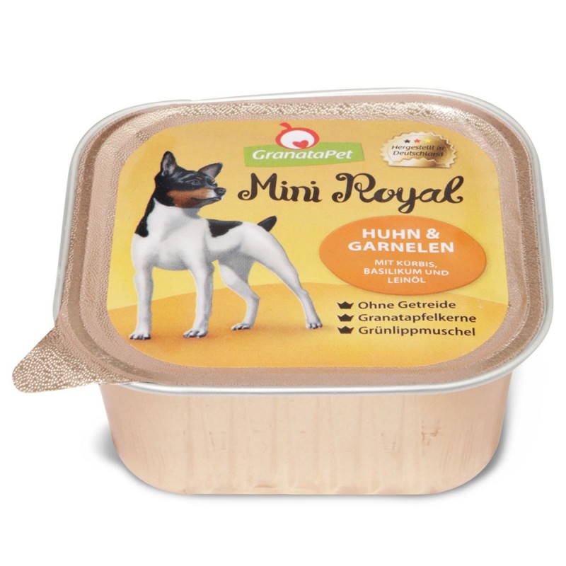 GranataPet Mini Royal Huhn und Garnelen 11x150g