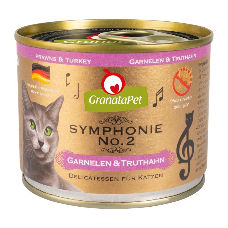 GranataPet Symphonie No. 2 Garnelen / Truthahn 6x200g