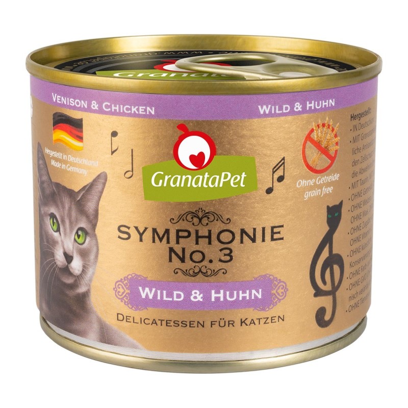 GranataPet Symphonie No. 3 Wild / Huhn 6x200g