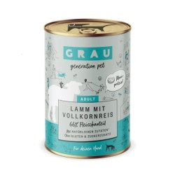 GRAU Hund Adult Lamm mit...