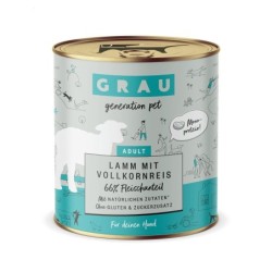 GRAU Hund Adult Lamm mit...