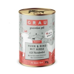 GRAU Puppy/Junior Huhn /...