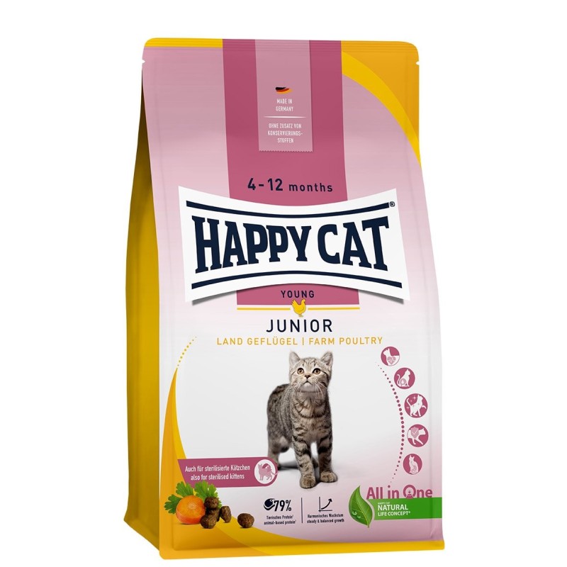 Happy Cat Young Junior Land Geflügel 1,3kg