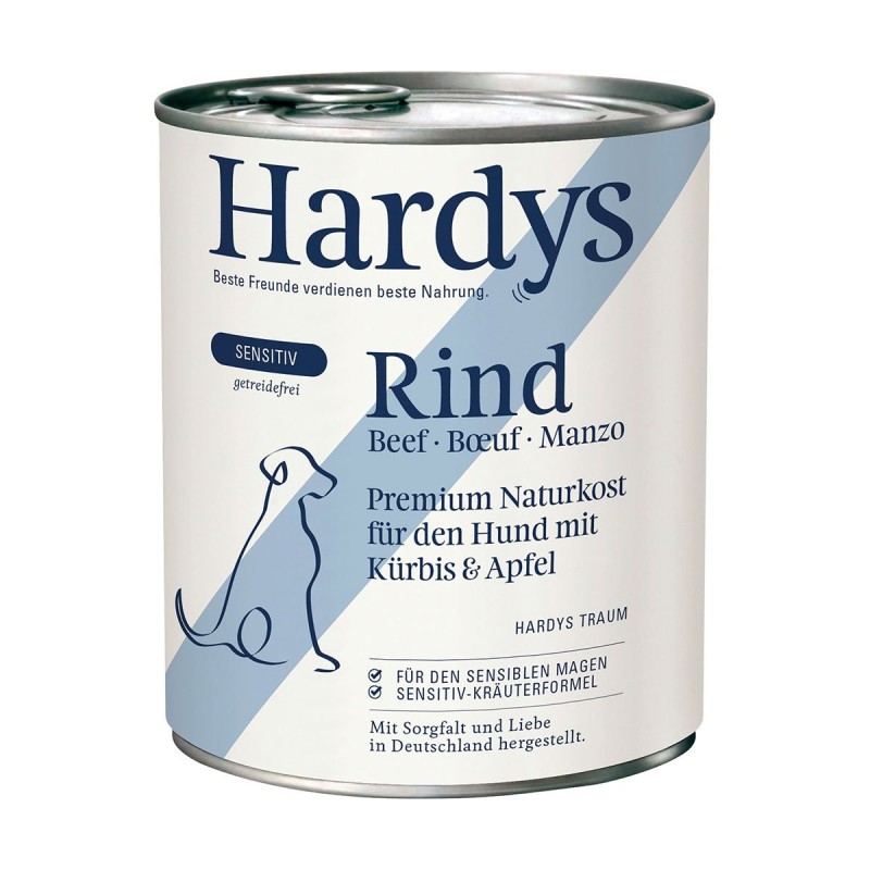 Hardys SENSITIV Rind mit Kürbis / Apfel 12x800g