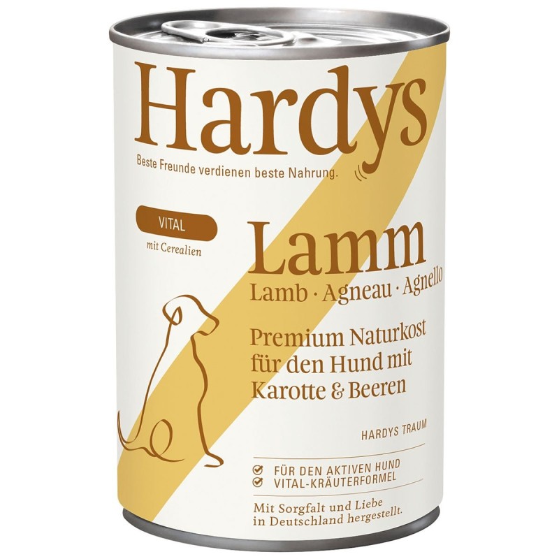 Hardys VITAL Lamm mit Karotte / Beeren 12x400g