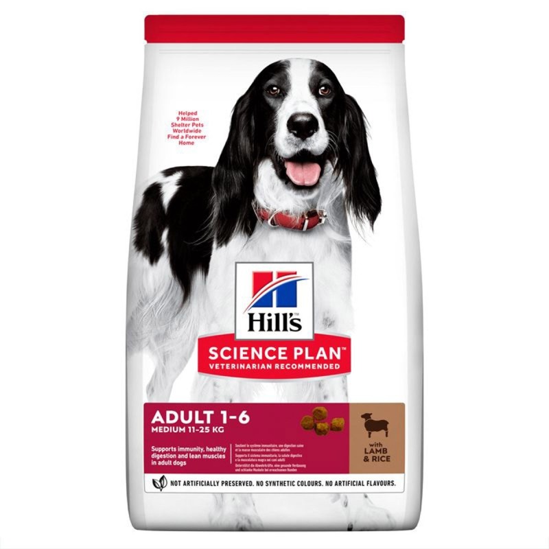 Hill's Science Plan Hund Medium Adult Lamm / Reis 14kg