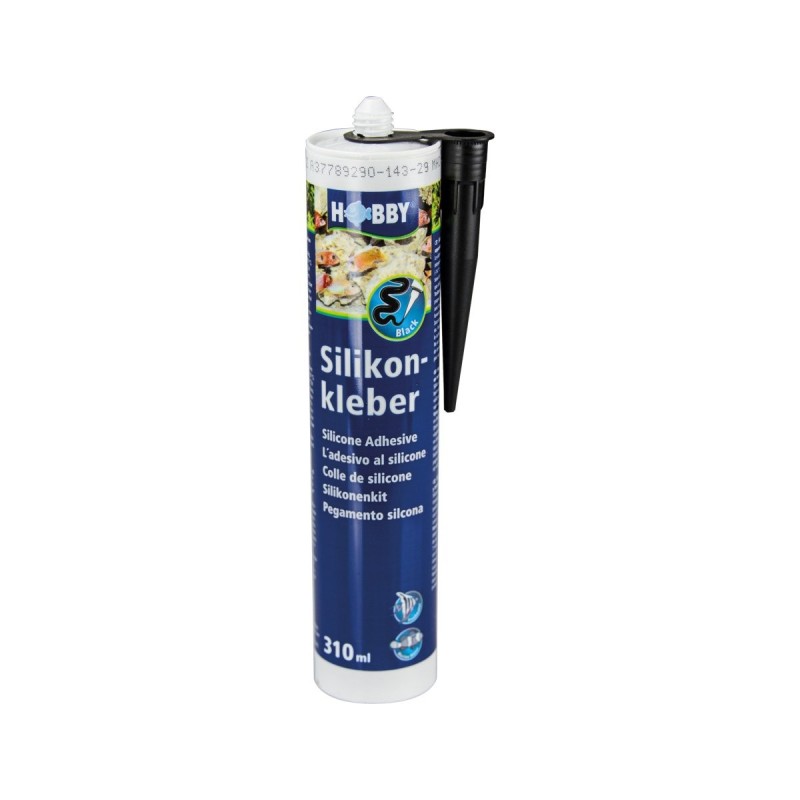 Hobby Aquariumsilikon 310 ml Kartusche schwarz, 310 ml