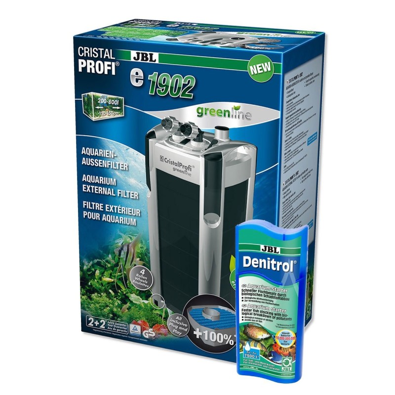 JBL CristalProfi e1902 greenline und  Denitrol 250ml gratis