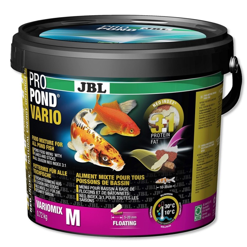 JBL ProPond Vario Futtermix für Teichfische 0,72kg