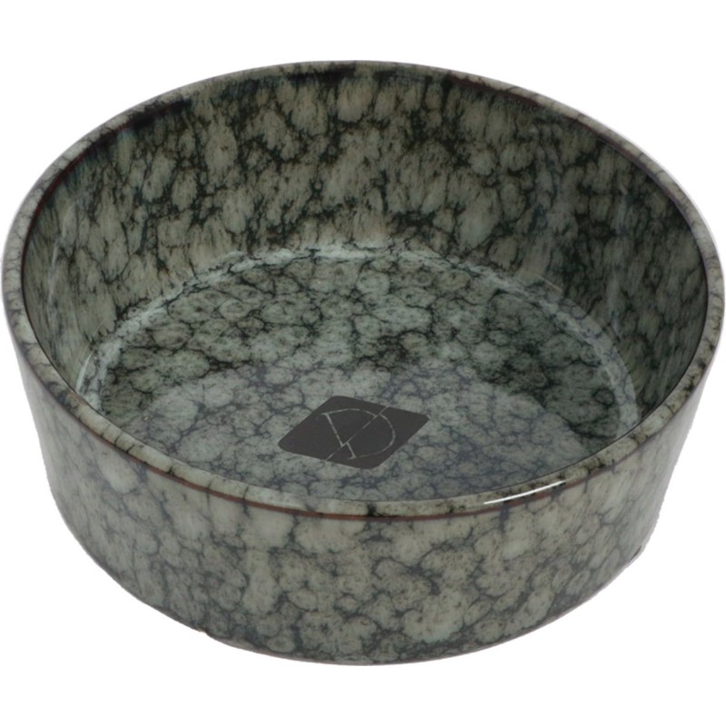 D&D HOME Jasper Napf L - 1400 ml - Green marble - 1 Stk