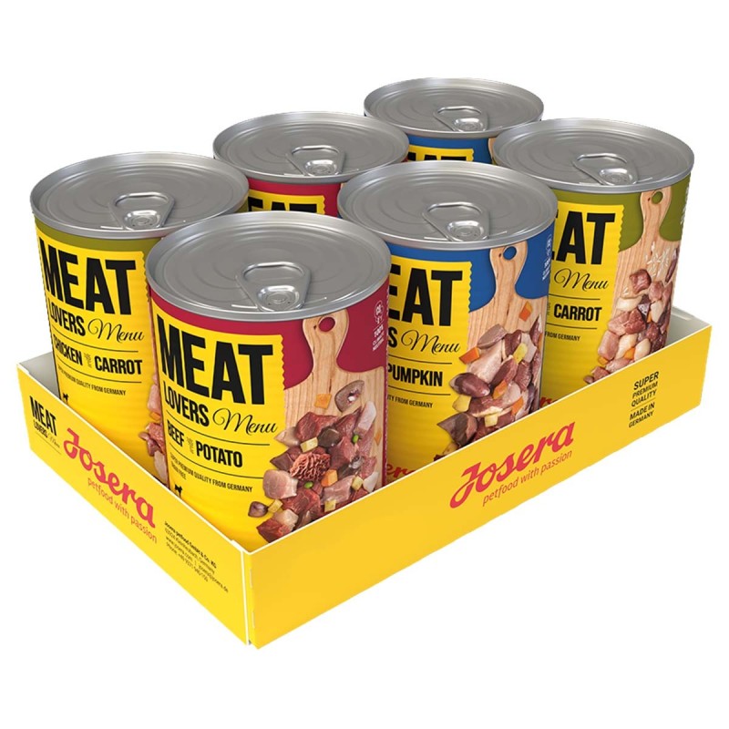 Josera Meat Lovers Menu Mixpaket 6x400g