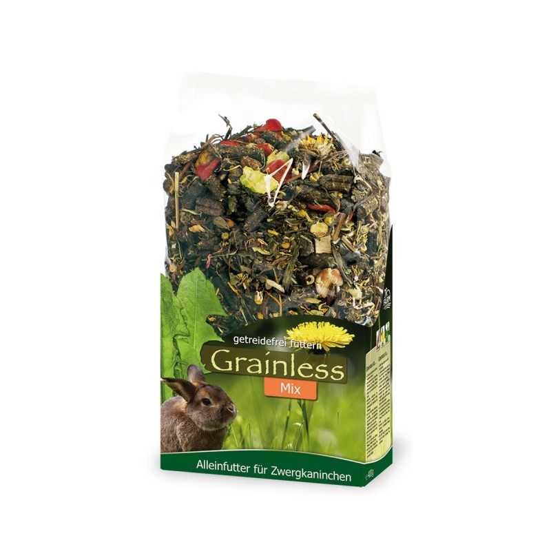 JR Farm Grainless Mix Zwergkaninchen 2,5kg