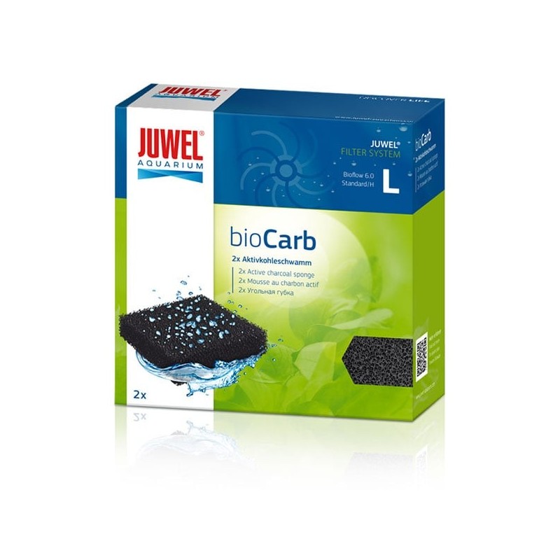 Juwel Aktivkohle-Filterschwamm bioCarb Bioflow Bioflow 6.0-Standard