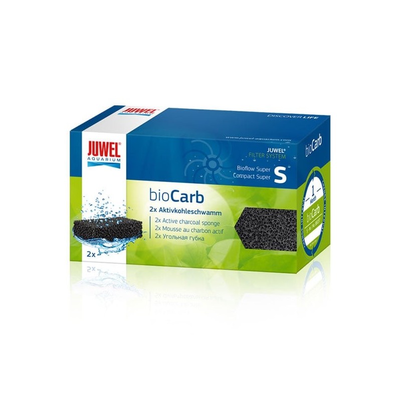 Juwel Aktivkohle-Filterschwamm bioCarb Bioflow Bioflow Super