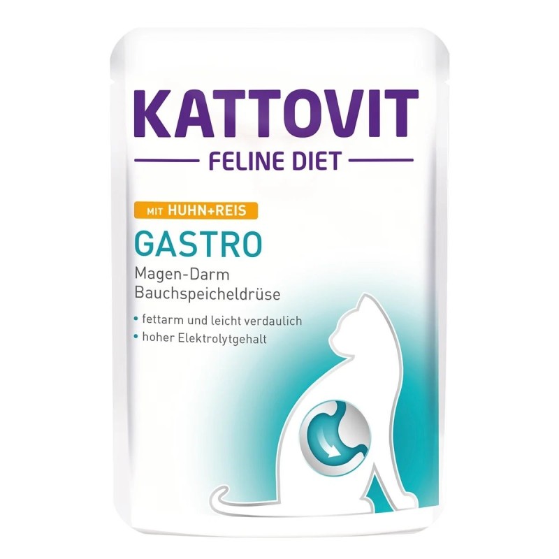 Kattovit Gastro Huhn und  Reis 24x85g