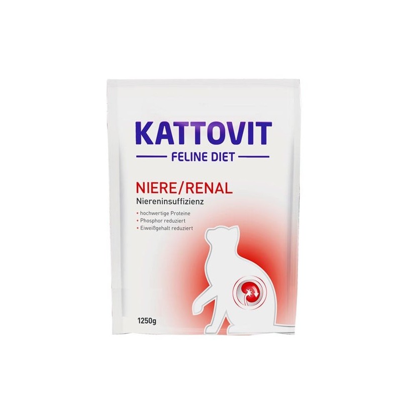 Kattovit Katzenfutter Feline Diet Niere/Renal 1,25kg