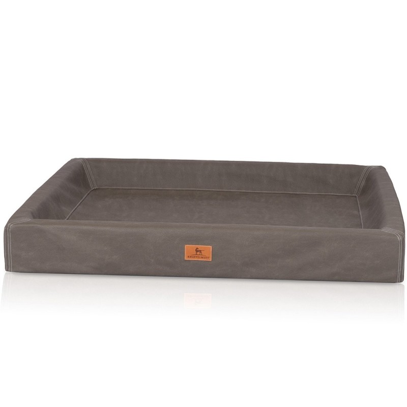 Knuffelwuff orthopädisches Hundebett Austin braungrau M-L 85x65cm