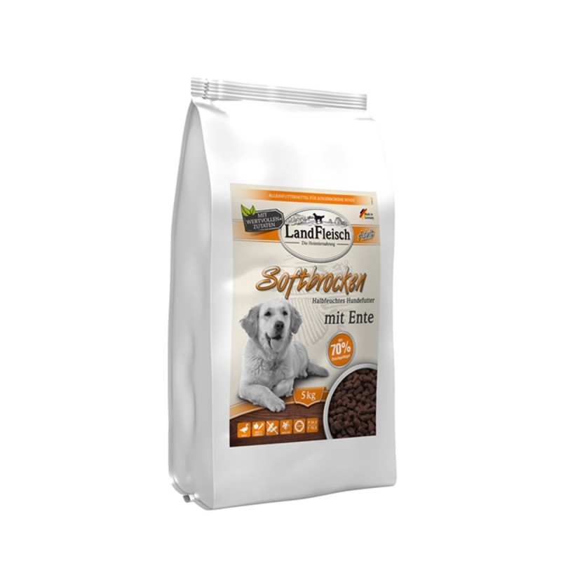 Landfleisch Dog Softbrocken mit Ente 5kg