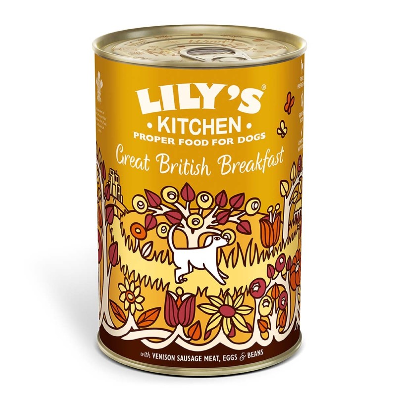 LILY'S KITCHEN Dog British Breakfast Hirsch 6x400g