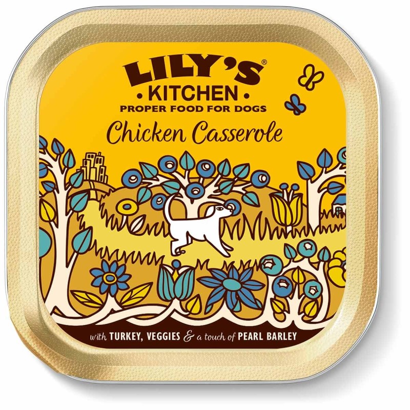 LILY'S KITCHEN Dog Casserole Huhn / Truthahn 10x150g