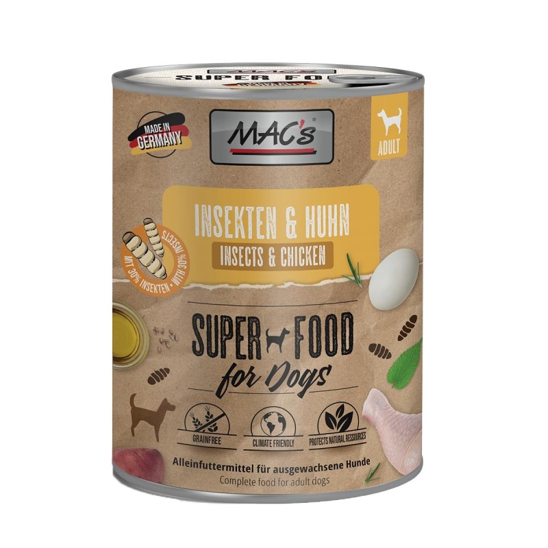 MAC's DOG Insekten / Huhn 6x750g