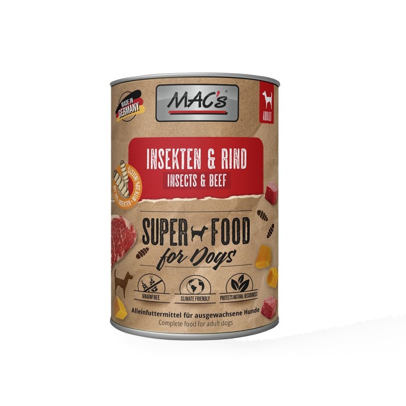 MAC's DOG Rind / Insekten 6x400g